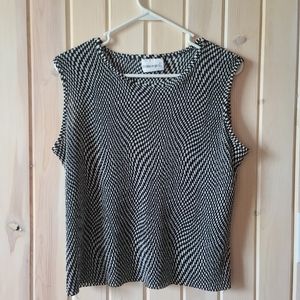 90's wavy checkered tank